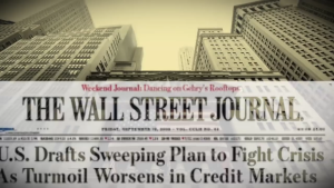 Screenshot from a clip of the video, The Death of Money