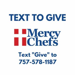 Mercy Chefs organization number to give